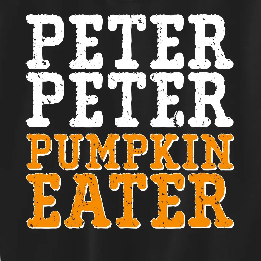 Halloween Peter Peter Pumpkin Eater Kids Sweatshirt