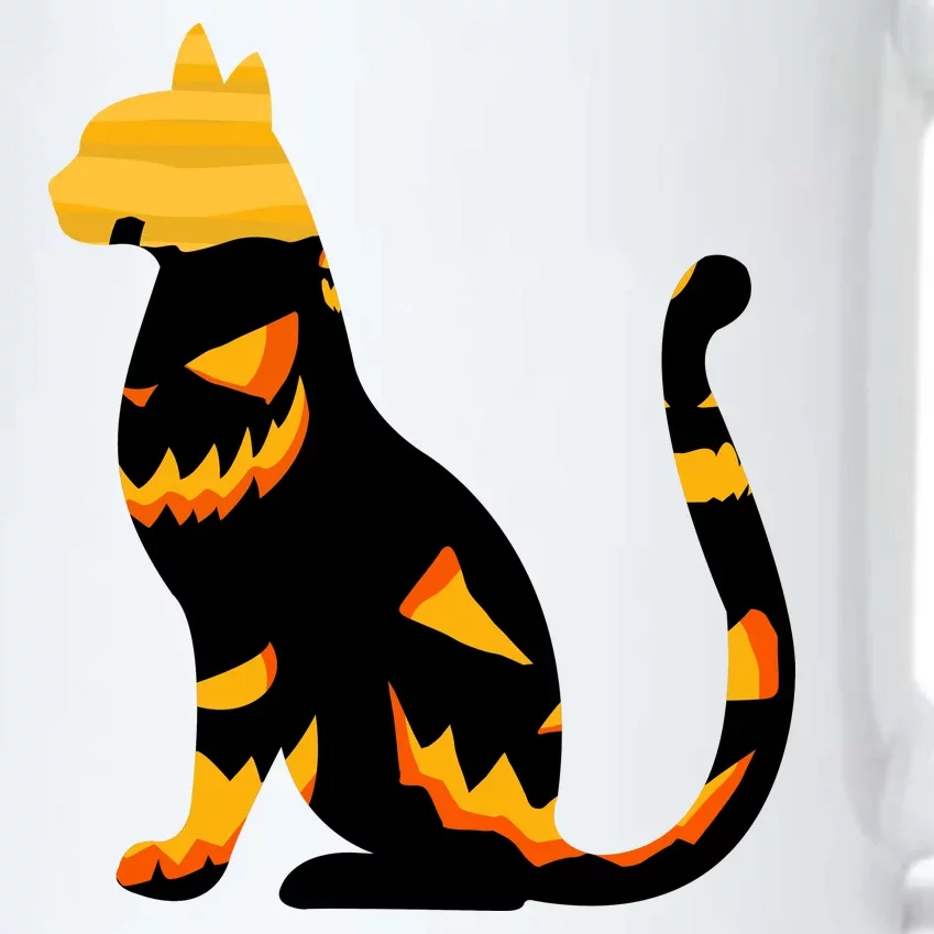 Halloween Pumpkin Cat Black Color Changing Mug