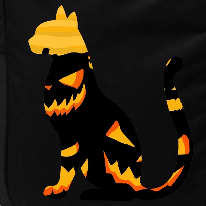 Halloween Pumpkin Cat Impact Tech Backpack