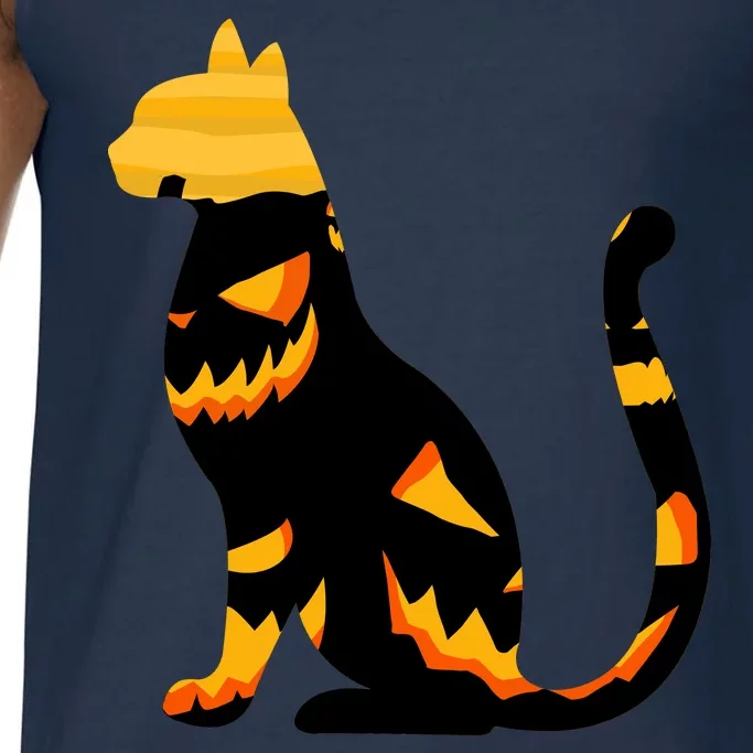 Halloween Pumpkin Cat Comfort Colors® Tank Top