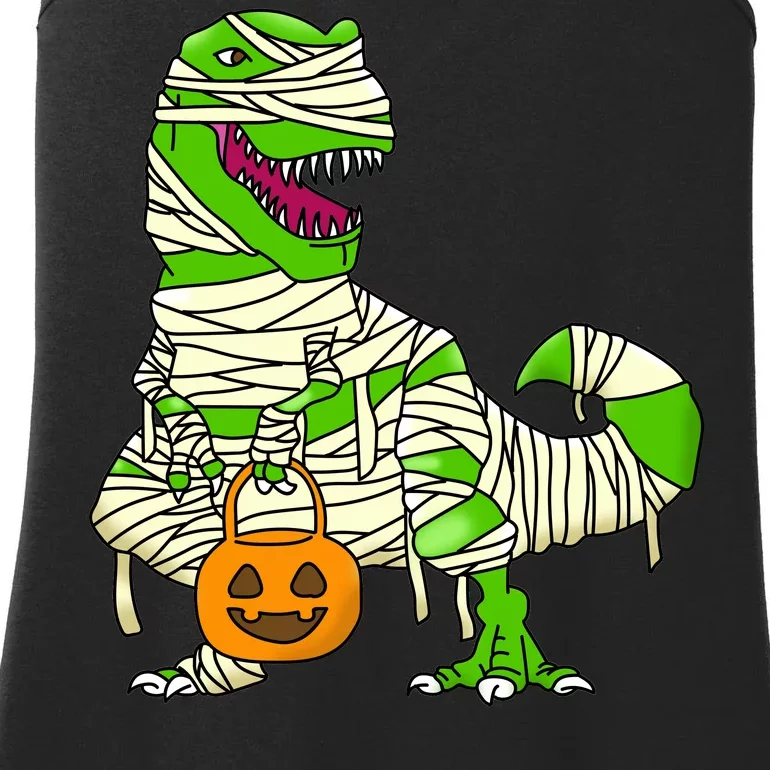 Halloween Pumpkin Dinosaur Ladies Essential Tank