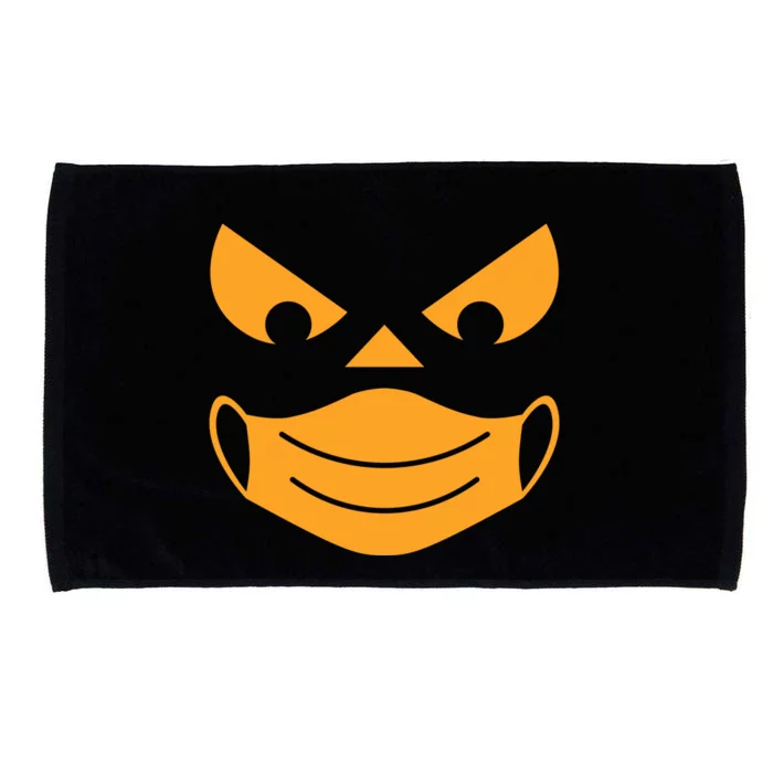 Halloween Pumpkin Face Mask Social Distancing Microfiber Hand Towel