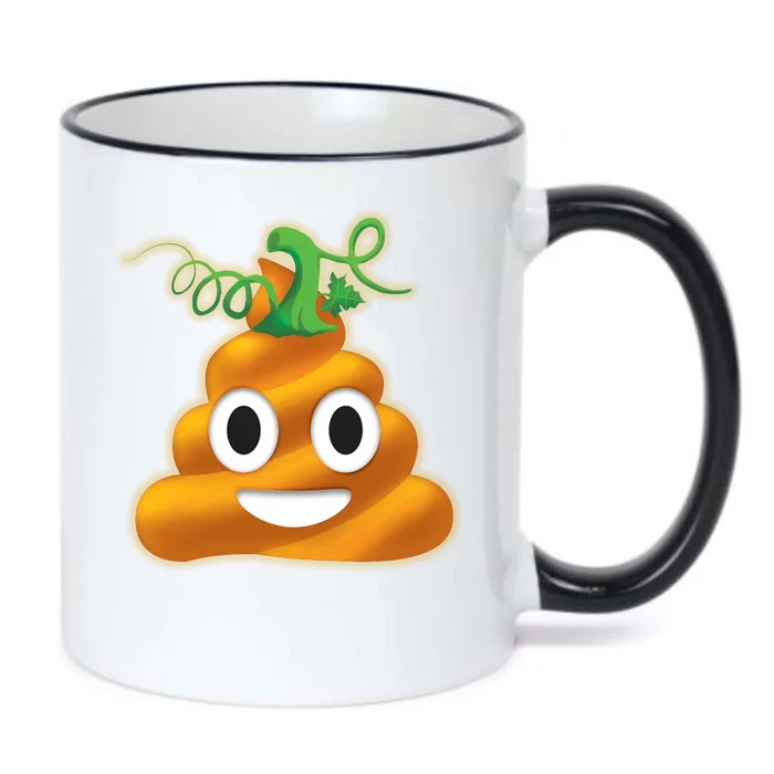 Halloween Pumpkin Poop Emoji Black Color Changing Mug