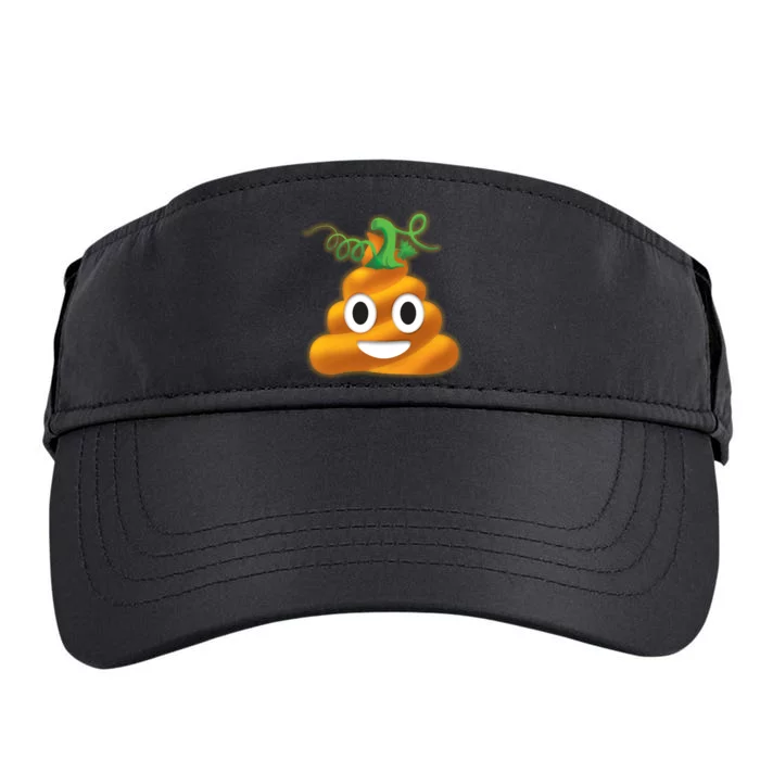 Halloween Pumpkin Poop Emoji Adult Drive Performance Visor