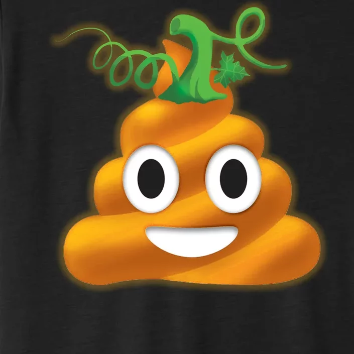 Halloween Pumpkin Poop Emoji ChromaSoft Performance T-Shirt