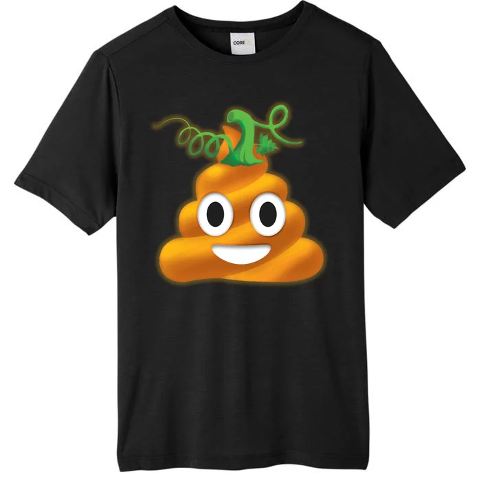 Halloween Pumpkin Poop Emoji ChromaSoft Performance T-Shirt