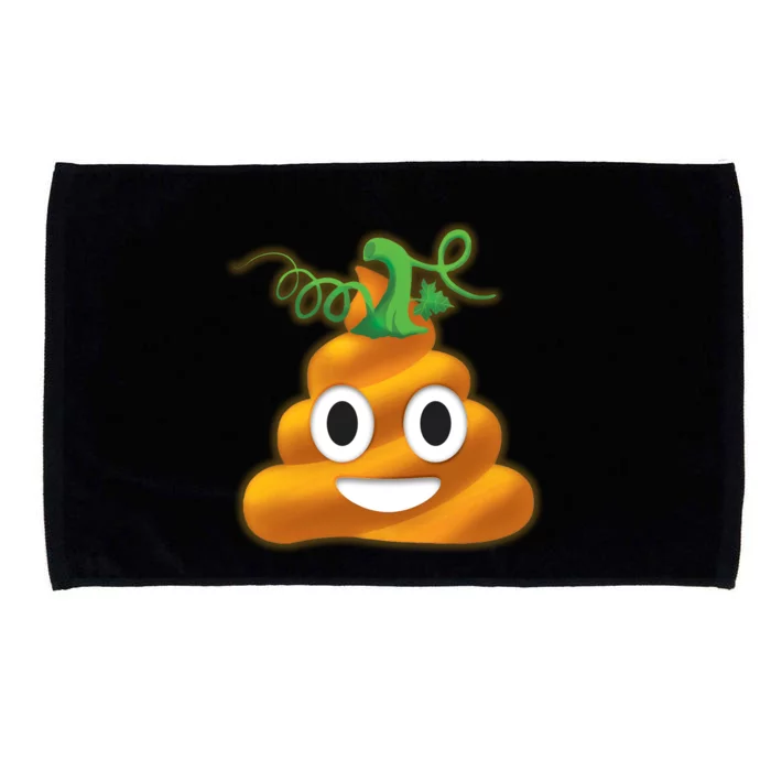 Halloween Pumpkin Poop Emoji Microfiber Hand Towel