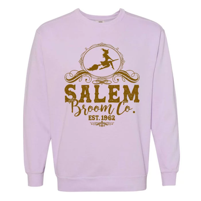 Halloween Salem Broom Co Est 1962 Garment-Dyed Sweatshirt