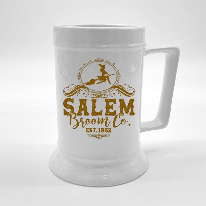 Halloween Salem Broom Co Est 1962 Front & Back Beer Stein