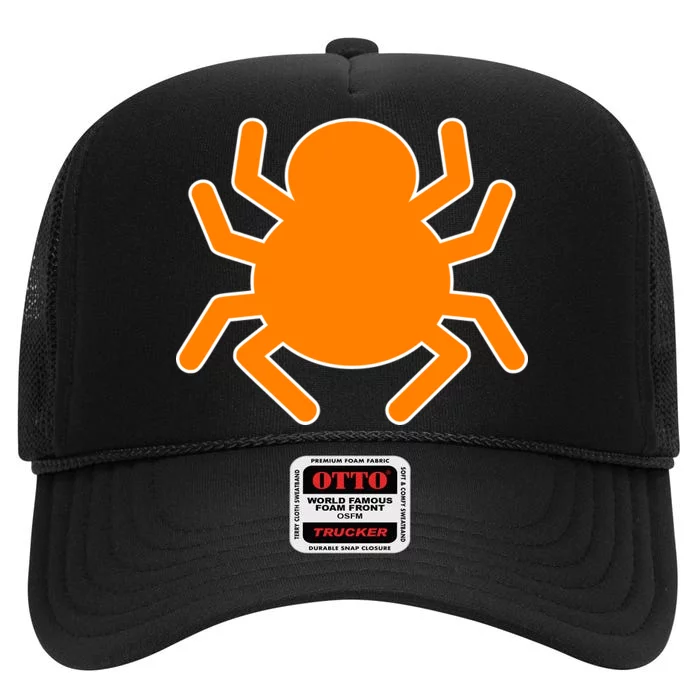 Halloween Spider High Crown Mesh Trucker Hat