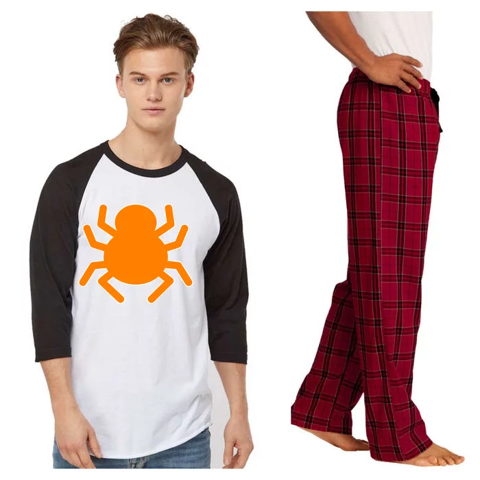 Halloween Spider Raglan Sleeve Pajama Set