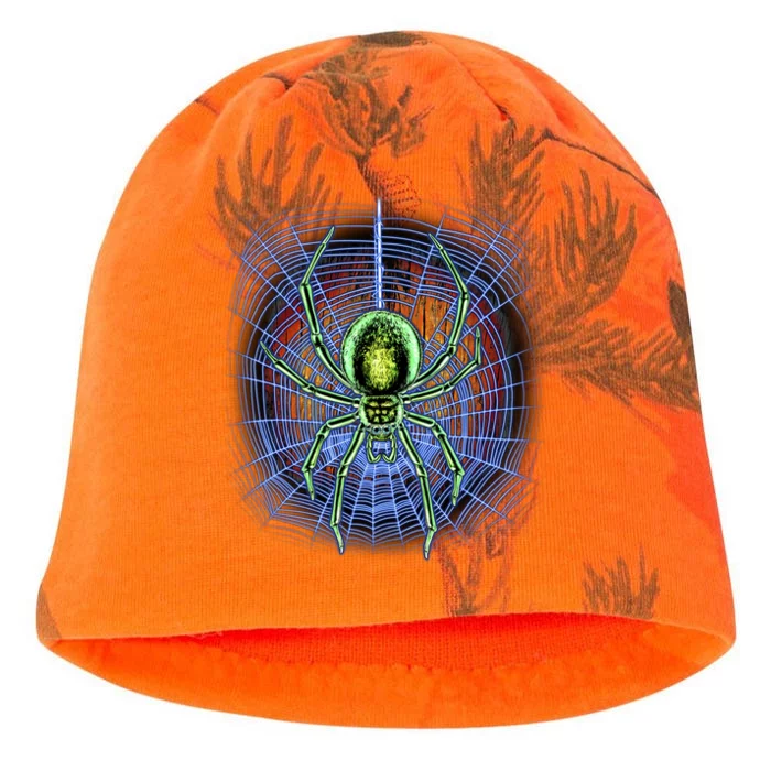 Halloween Spiderweb Creepy Spider Kati - Camo Knit Beanie