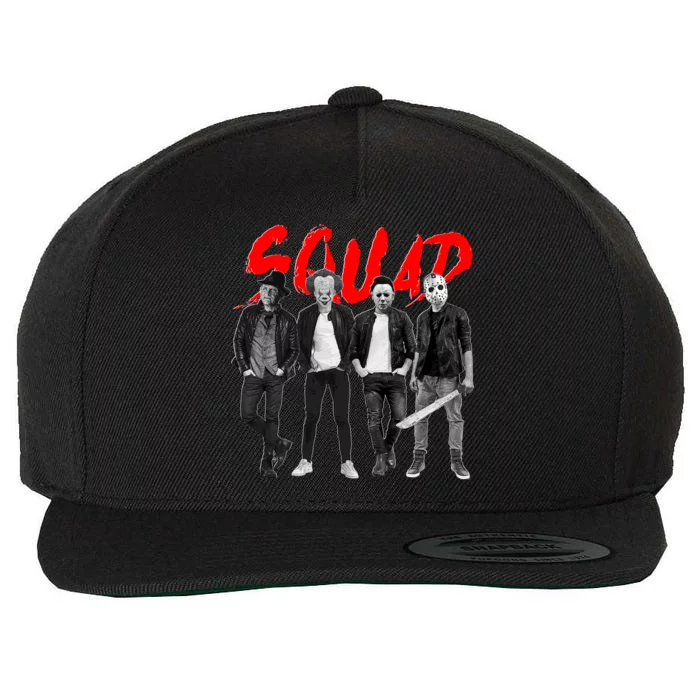 Halloween SQUAD Wool Snapback Cap