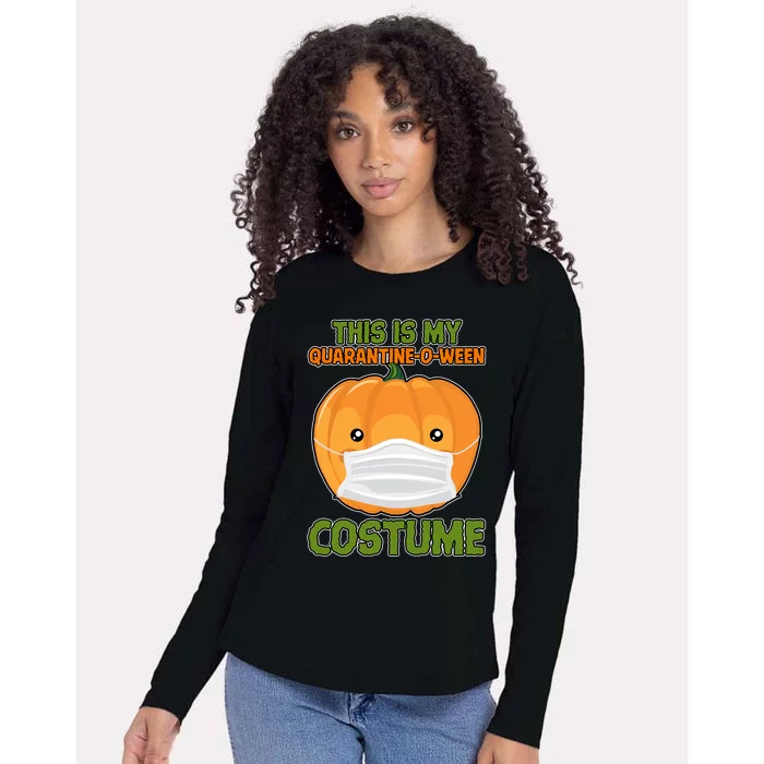 Halloween This is My Quarantine-O-Ween Costume Pumpkin Womens Cotton Relaxed Long Sleeve T-Shirt