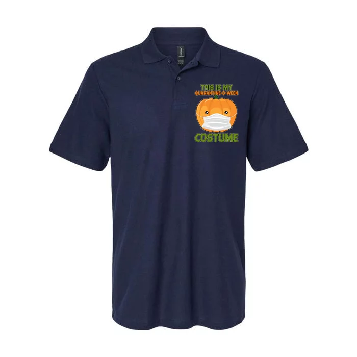 Halloween This is My Quarantine-O-Ween Costume Pumpkin Softstyle Adult Sport Polo