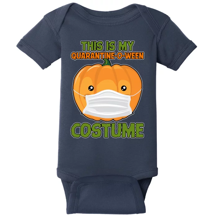 Halloween This is My Quarantine-O-Ween Costume Pumpkin Baby Bodysuit