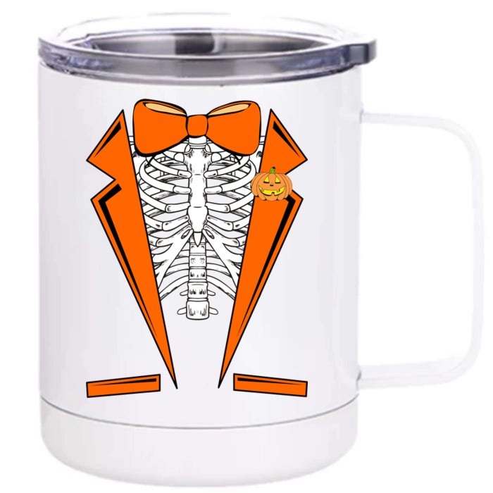 Halloween Tuxedo Tux costume Front & Back 12oz Stainless Steel Tumbler Cup