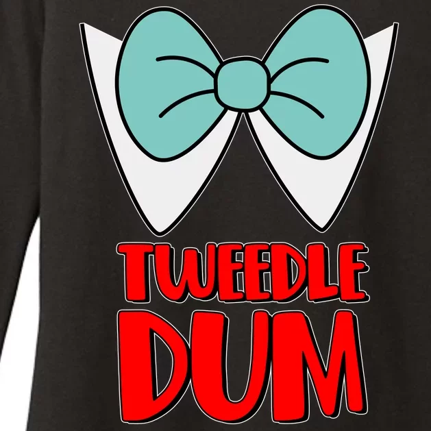 Halloween Tweedle Dum Costume Womens CVC Long Sleeve Shirt