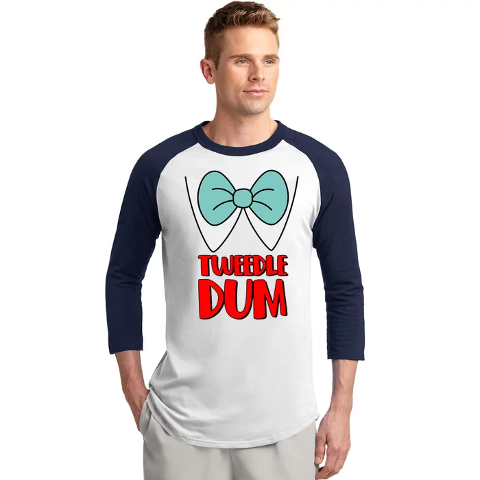 Halloween Tweedle Dum Costume Baseball Sleeve Shirt