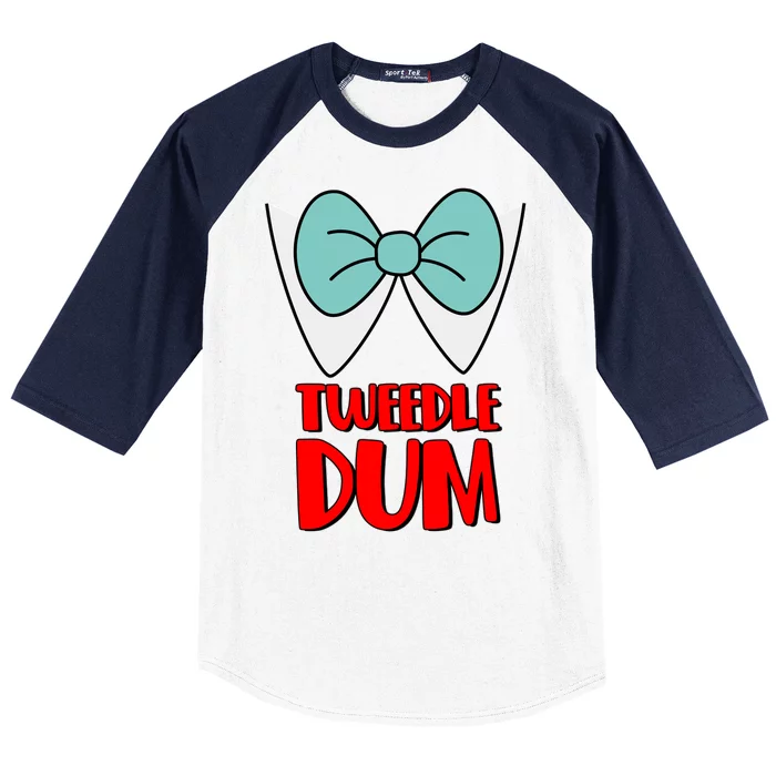 Halloween Tweedle Dum Costume Baseball Sleeve Shirt