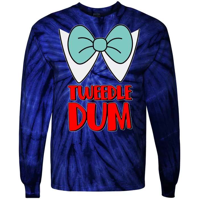 Halloween Tweedle Dum Costume Tie-Dye Long Sleeve Shirt