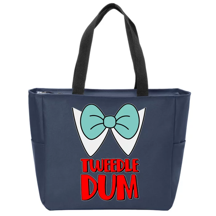 Halloween Tweedle Dum Costume Zip Tote Bag