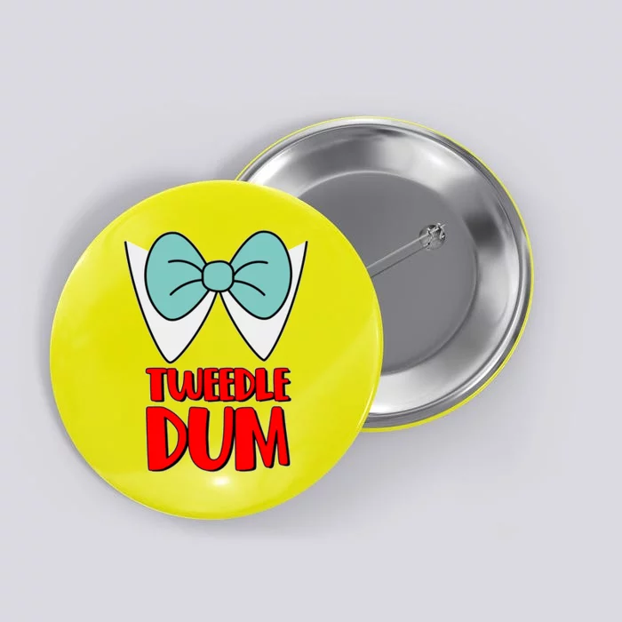 Halloween Tweedle Dum Costume Button