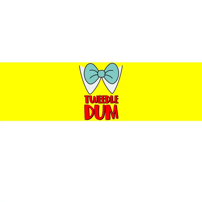 Halloween Tweedle Dum Costume Bumper Sticker