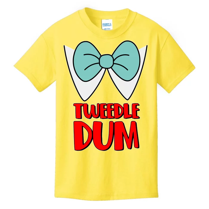 Halloween Tweedle Dum Costume Kids T-Shirt