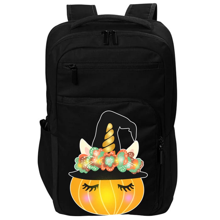 Halloween Uni-Pumpkin Sparkly Cute Impact Tech Backpack