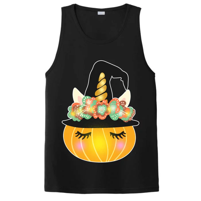 Halloween Uni-Pumpkin Sparkly Cute Performance Tank