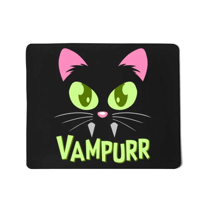 Halloween Vampurr Funny Cat Mousepad