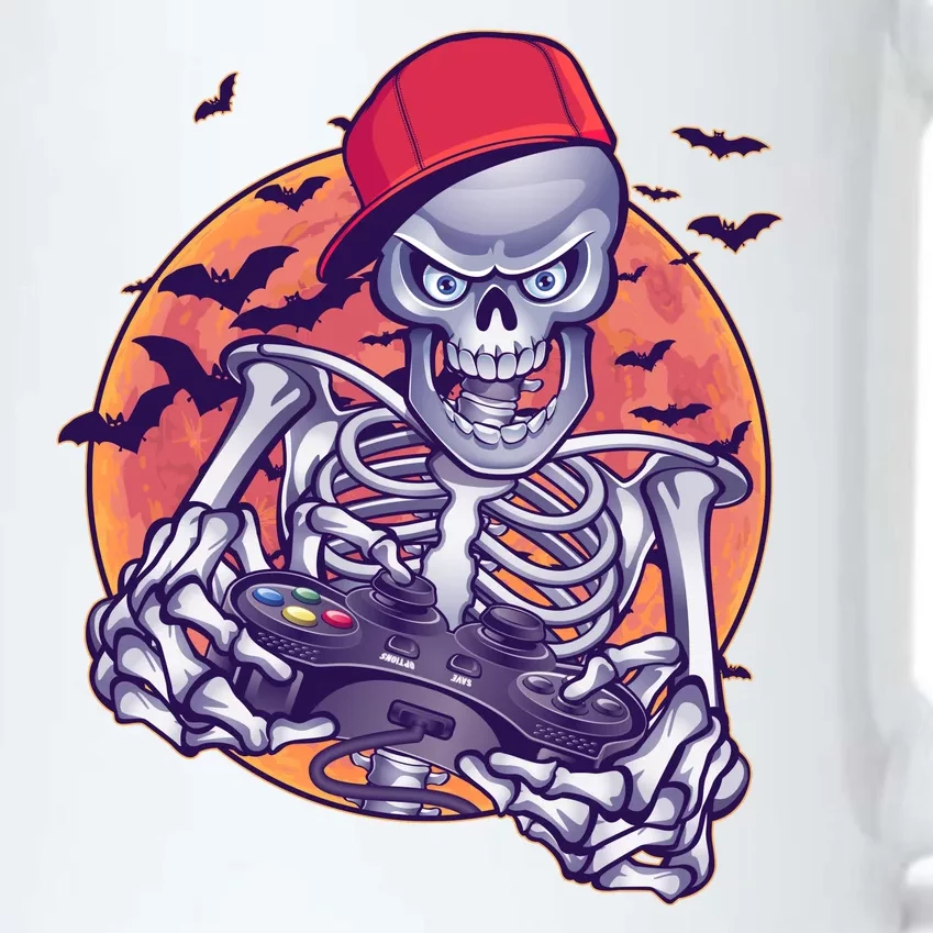 Halloween Video Gamer Skeleton Black Color Changing Mug