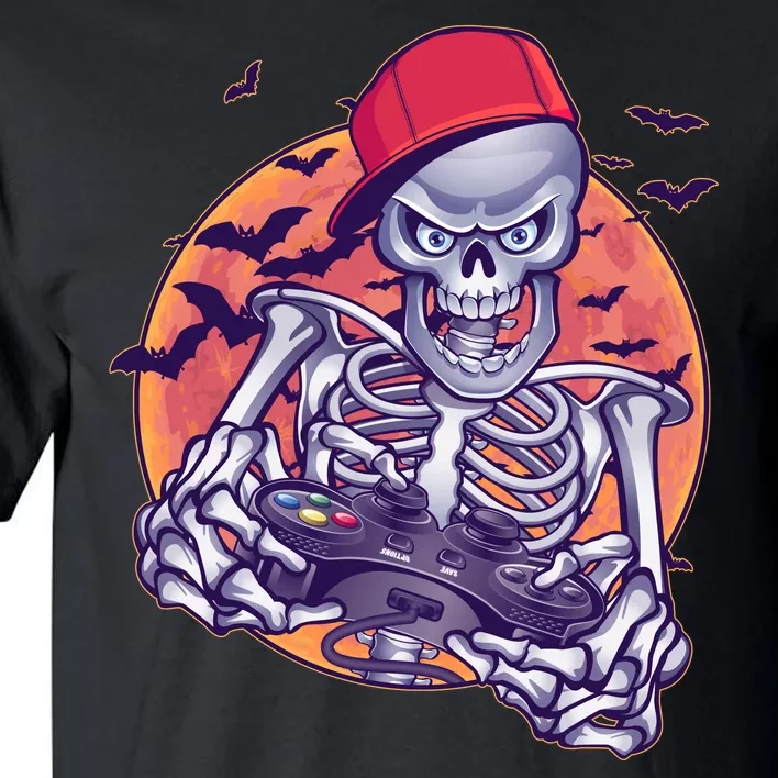 Halloween Video Gamer Skeleton Tall T-Shirt