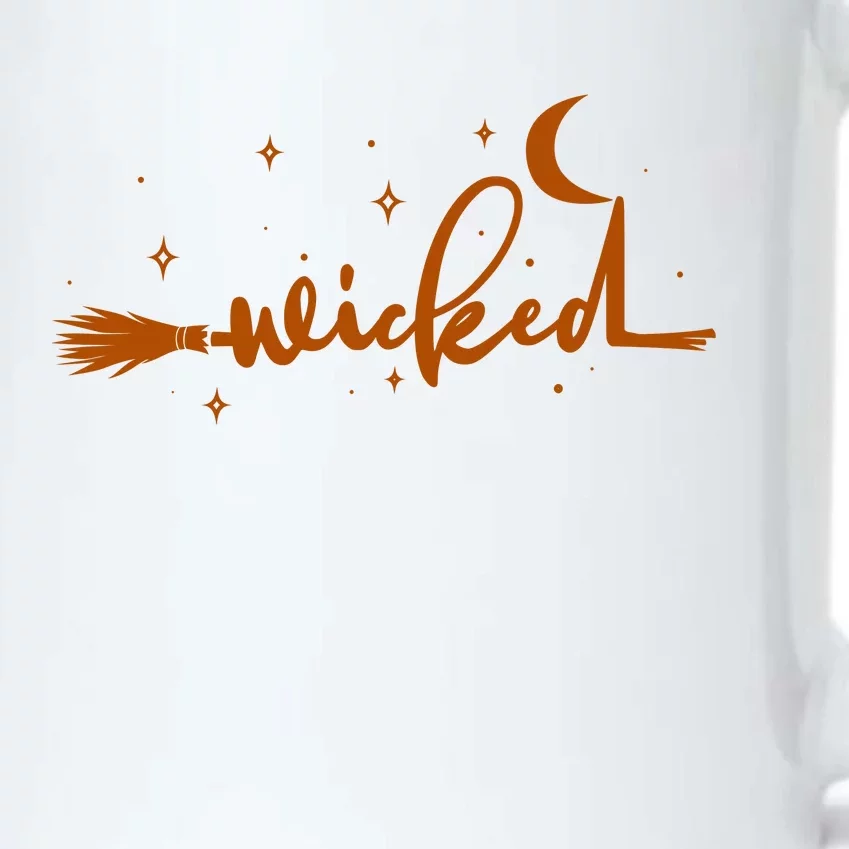 Halloween Wicked Witch Broom Black Color Changing Mug