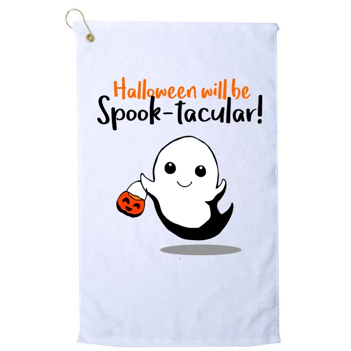 Halloween Will Be Spook-Tacular Platinum Collection Golf Towel