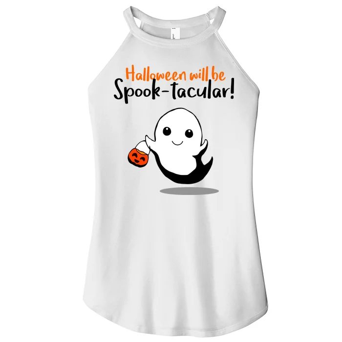 Halloween Will Be Spook-Tacular Women’s Perfect Tri Rocker Tank