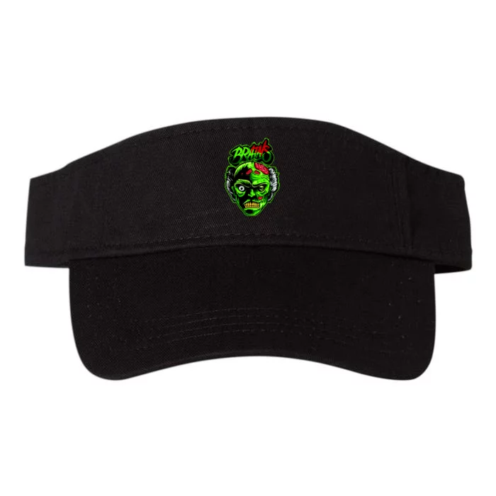 Halloween Zombie Brains Valucap Bio-Washed Visor