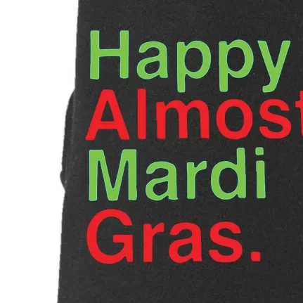 Happy Almost Mardi Gras Doggie 3-End Fleece Hoodie