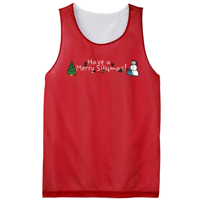 Have A Merry Sillymas Mesh Reversible Basketball Jersey Tank