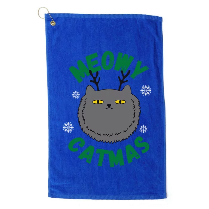 Have A Meowy Catmas Gift Platinum Collection Golf Towel