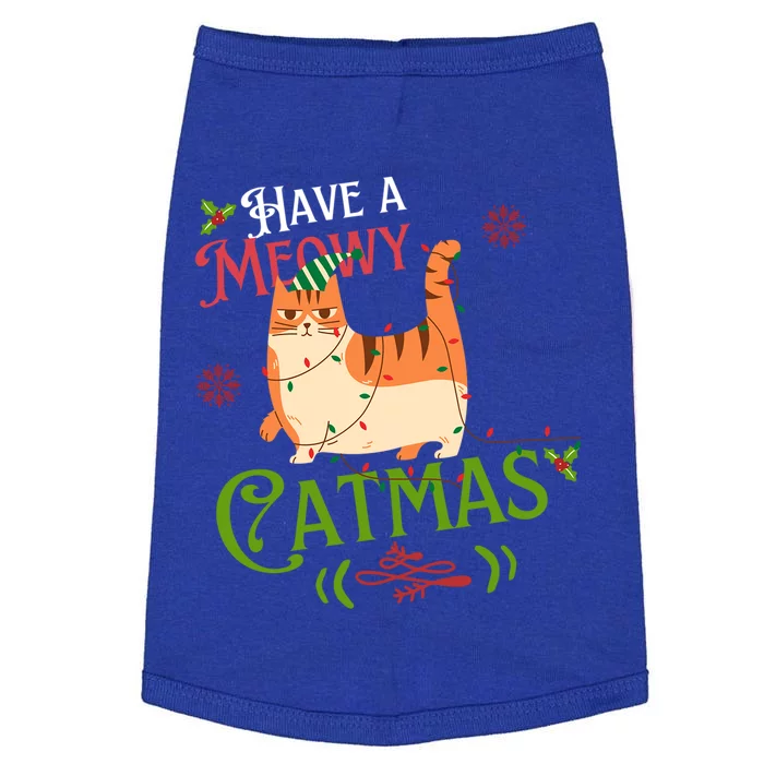 Have A Meowy Catmas Gift Doggie Tank