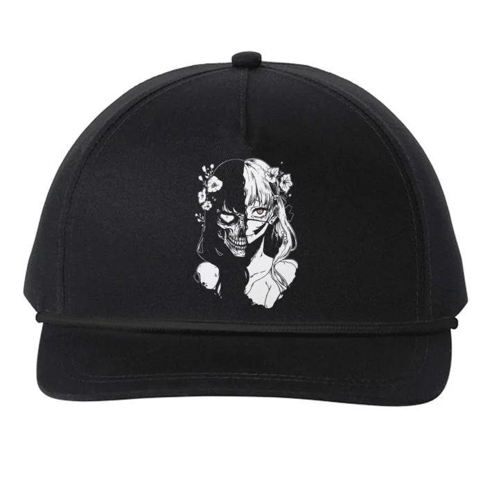 Horror Anime Manga Harajuku Gothic Grunge Aesthetic Snapback Five-Panel Rope Hat