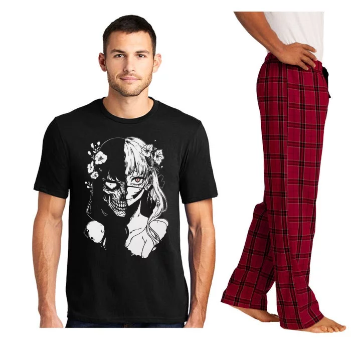 Horror Anime Manga Harajuku Gothic Grunge Aesthetic Pajama Set