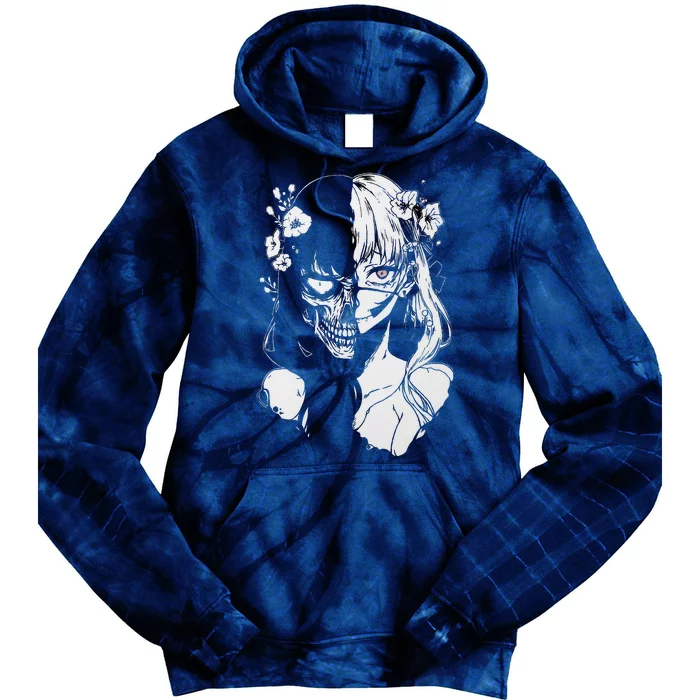 Horror Anime Manga Harajuku Gothic Grunge Aesthetic Tie Dye Hoodie