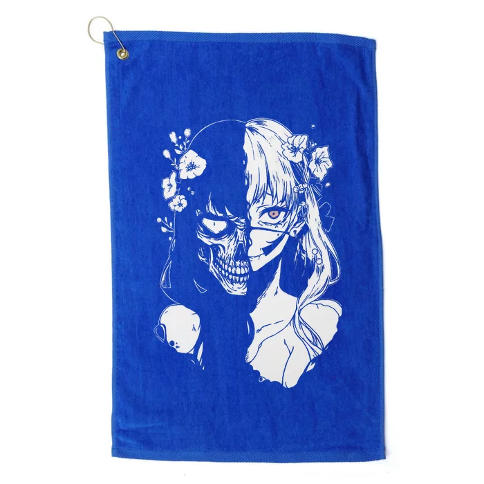 Horror Anime Manga Harajuku Gothic Grunge Aesthetic Platinum Collection Golf Towel