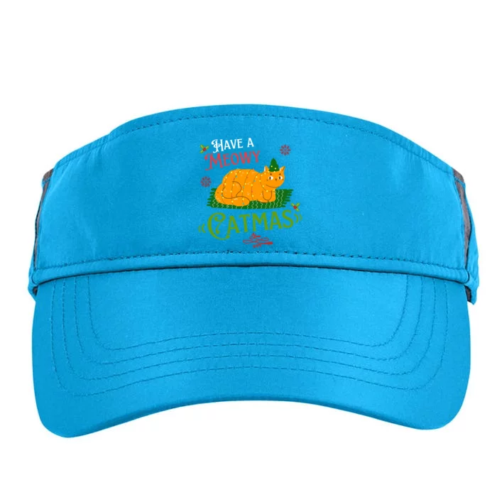 Have A Meowy Catmas Gift Adult Drive Performance Visor