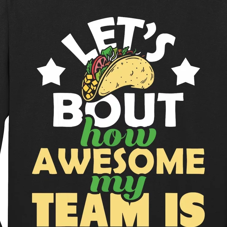 How Awesome My Team Is Boss Staff Employee Appreciation Long Sleeve Shirt