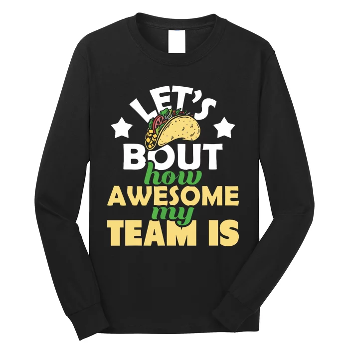 How Awesome My Team Is Boss Staff Employee Appreciation Long Sleeve Shirt