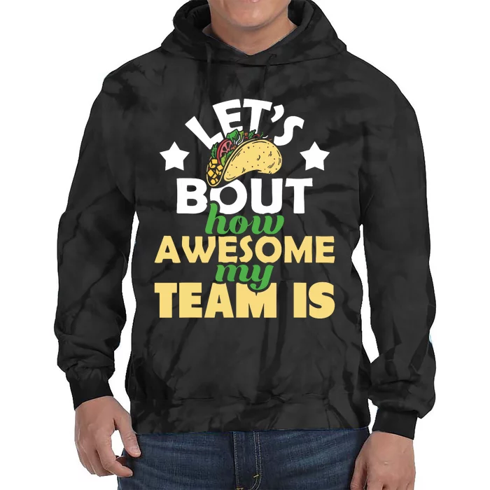 How Awesome My Team Is Boss Staff Employee Appreciation Tie Dye Hoodie